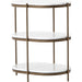 Felix Oval Nightstand by Four Hands. Made from iron, solid marble in a modern style.