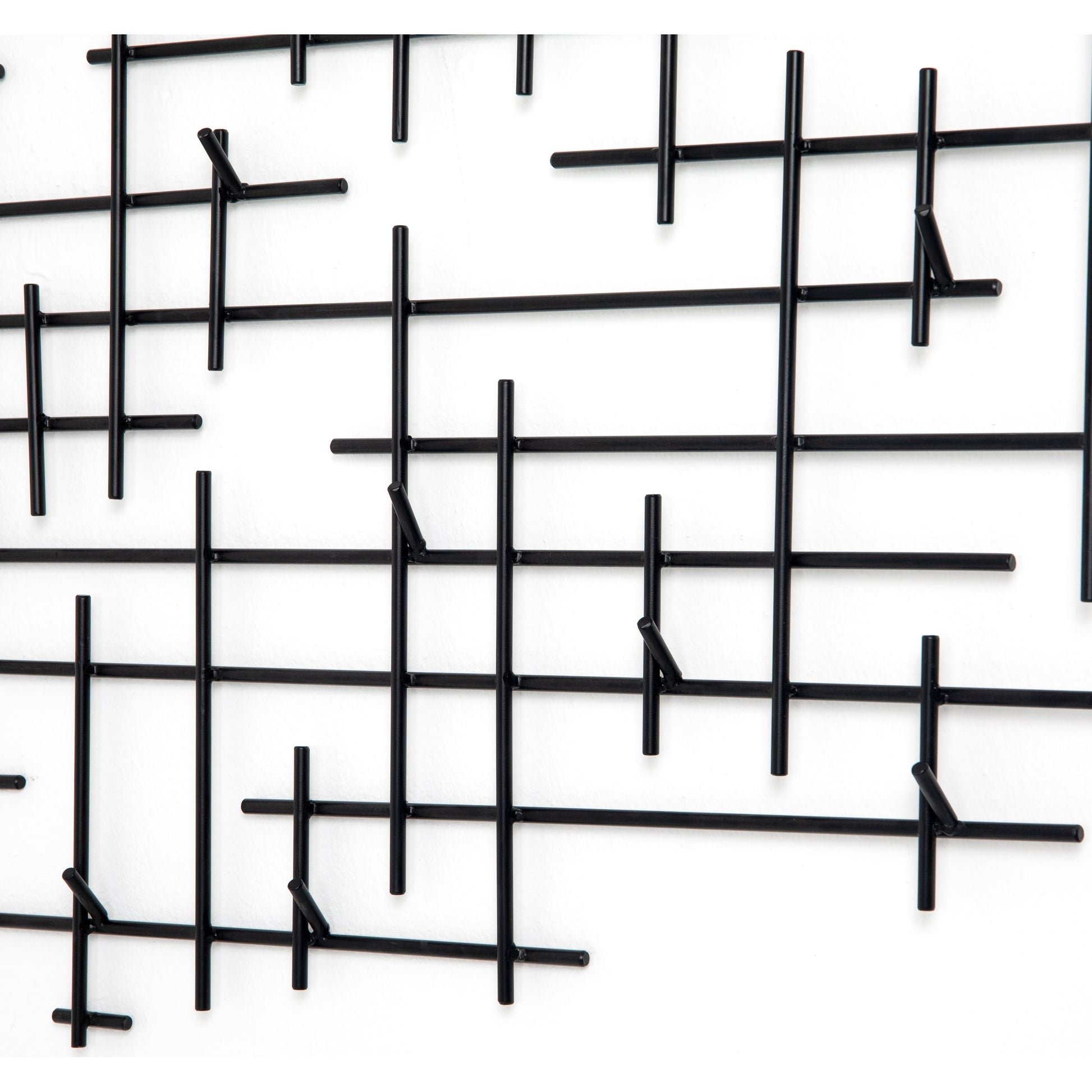 Crossin Coat Rack by Four Hands in iron matte black and iron matte black. Made from iron in a modern style.