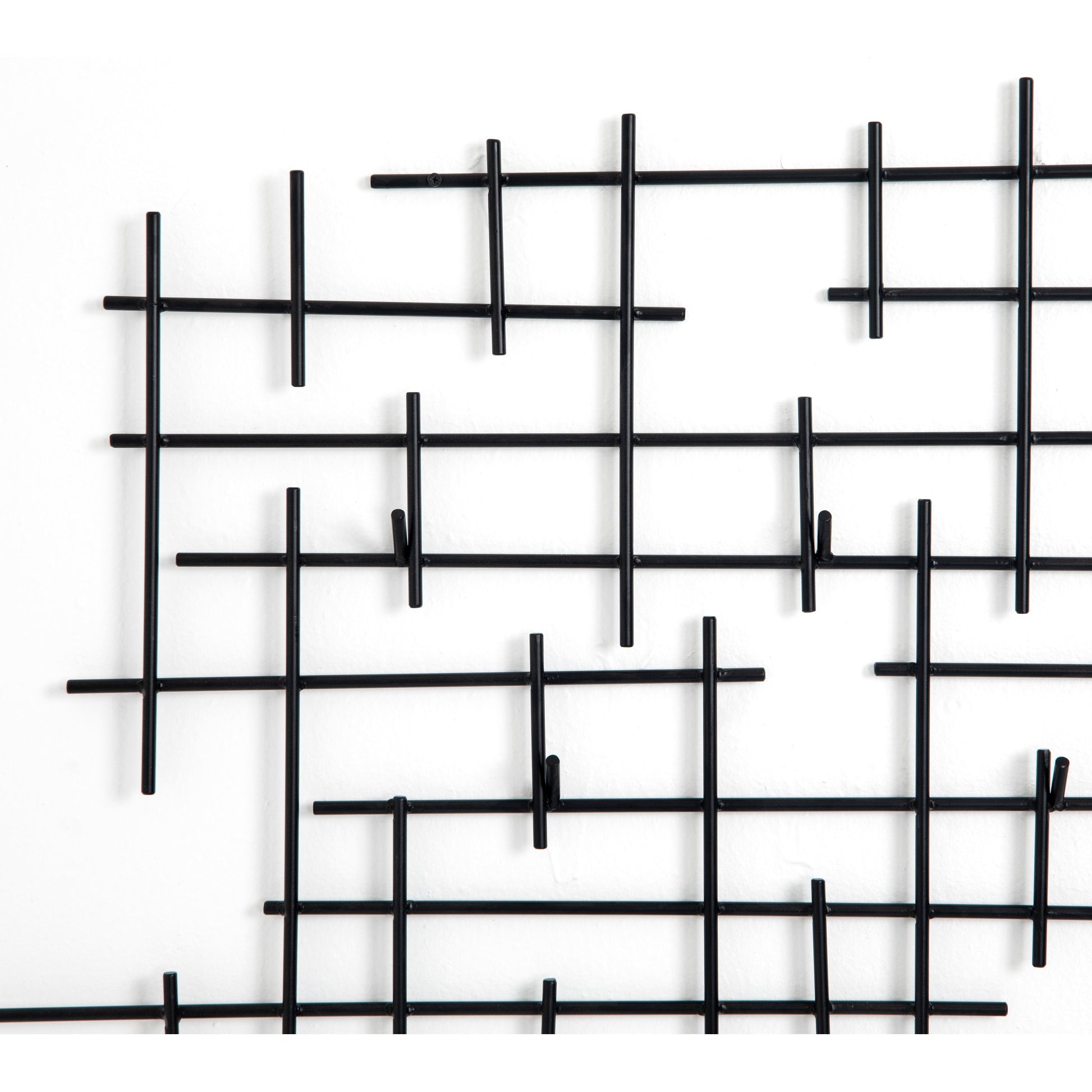 Crossin Coat Rack by Four Hands in iron matte black and iron matte black. Made from iron in a modern style.
