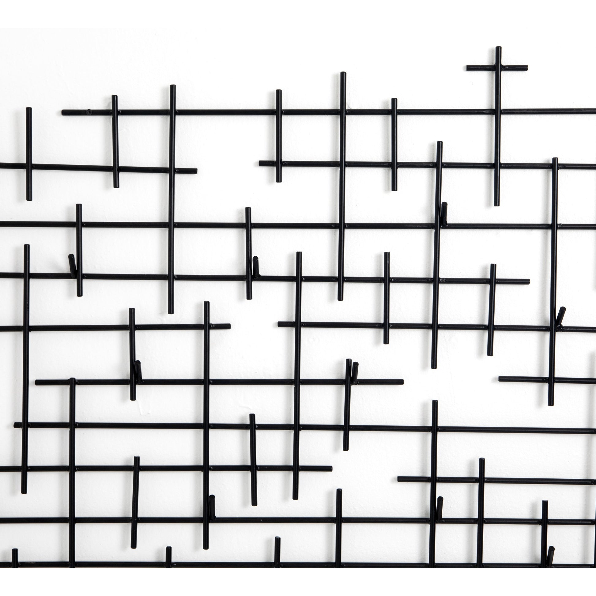 Crossin Coat Rack by Four Hands in iron matte black and iron matte black. Made from iron in a modern style.