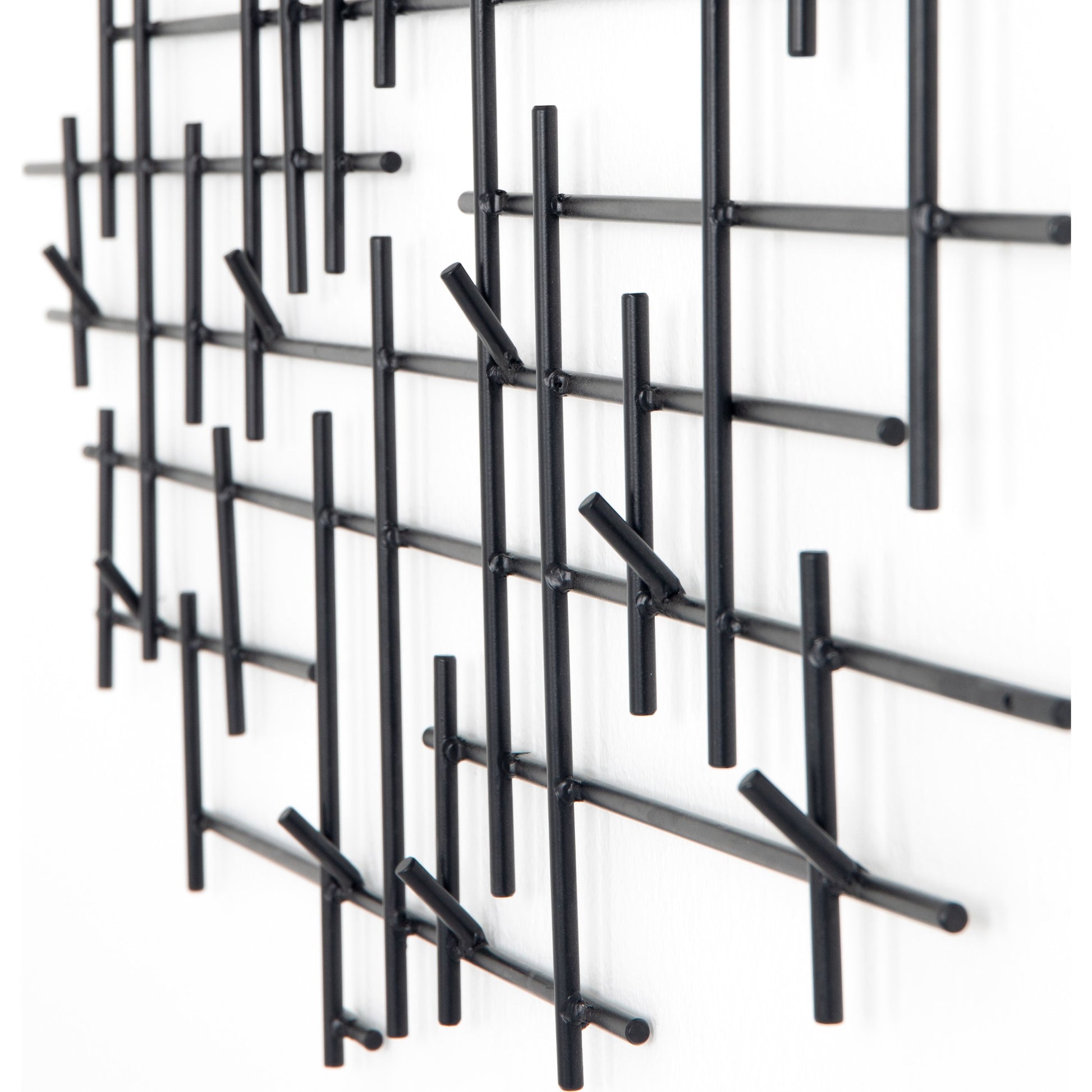 Crossin Coat Rack by Four Hands in iron matte black and iron matte black. Made from iron in a modern style.