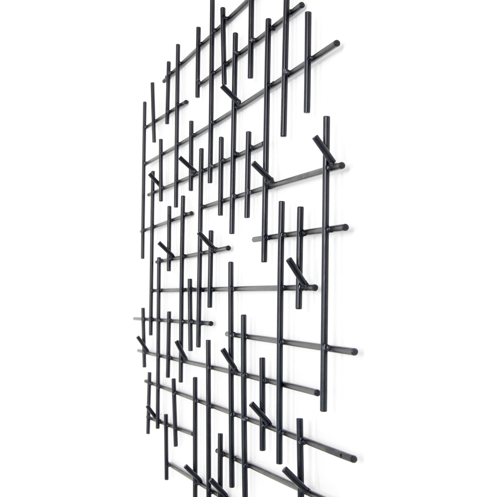 Crossin Coat Rack by Four Hands in iron matte black and iron matte black. Made from iron in a modern style.