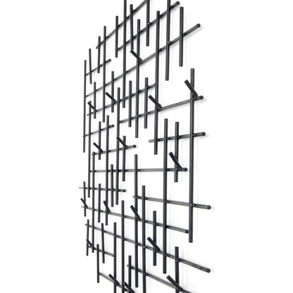 Crossin Coat Rack by Four Hands in iron matte black and iron matte black. Made from iron in a modern style.