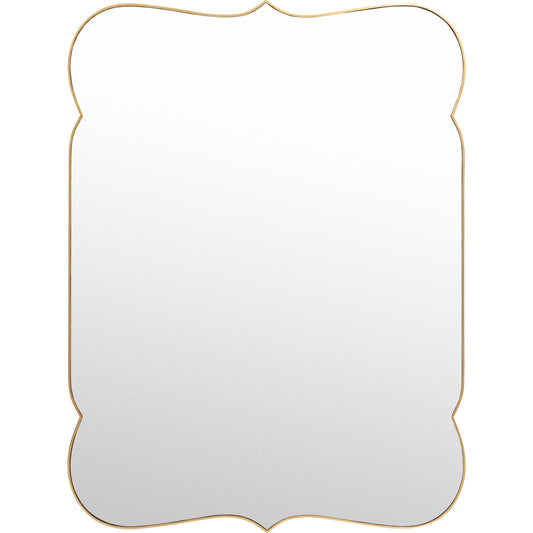 Imelda - 25269 by Surya in frame: gold and hand paintedantiqued. Made from frame: manufactured wood, frame (substrate): manufactured wood in a modern style.