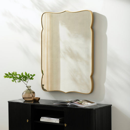 Imelda - 25269 by Surya in frame: gold and hand paintedantiqued. Made from frame: manufactured wood, frame (substrate): manufactured wood in a modern style.