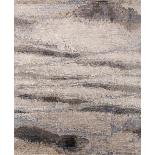 Imola Rug - 23601 by Surya in denim, charcoal. Made from 100% viscose in a unique style.