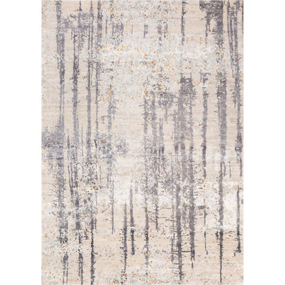 Imola Rug - 25143 by Surya in black, light gray, light beige, light sage, mustard. Made from 80% viscose, 20% wool in a unique style.