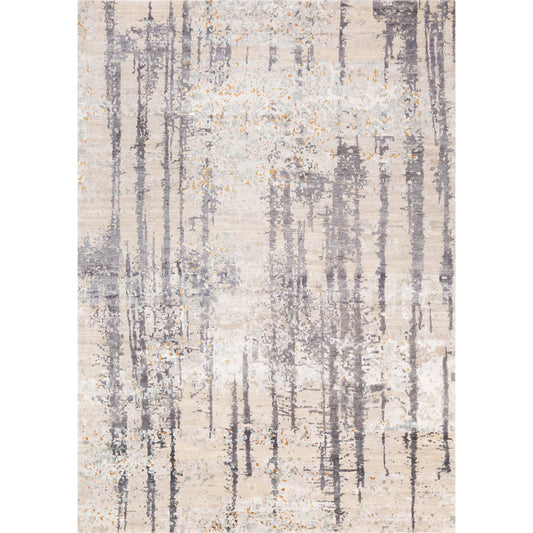 Imola Rug - 25143 by Surya in black, light gray. Made from 80% viscose, 20% wool in a unique style.