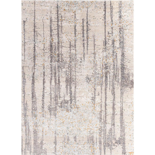 Imola Rug - 25143 by Surya in black, light gray. Made from 80% viscose, 20% wool in a unique style.