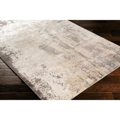 Imola Rug - 26078 by Surya in charcoal, medium gray, cream, taupe. Made from unique in a unique style.