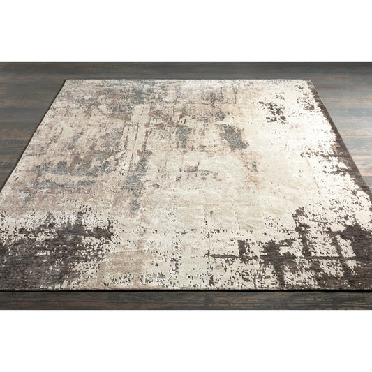 Imola Rug - 26078 by Surya in charcoal, taupe, cream. Made from unique in a unique style.
