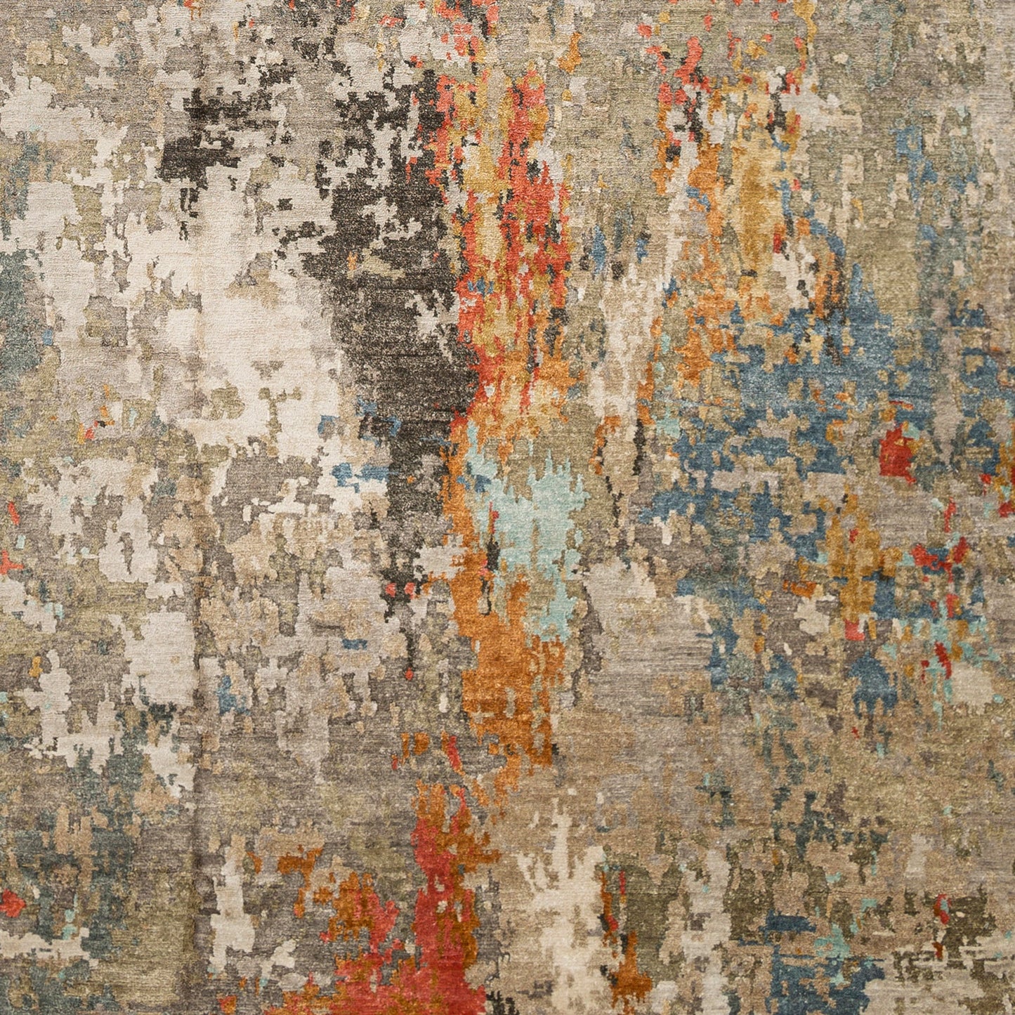 003 SI-1916780,SI-1916781,SI-1916782,SI-1916783,SI-1916784 | Closeup | Imola Rug - 31319 by Surya in burgundy, rose, medium gray, olive, charcoal, wheat. Made from main: 100% viscose in a unique style.