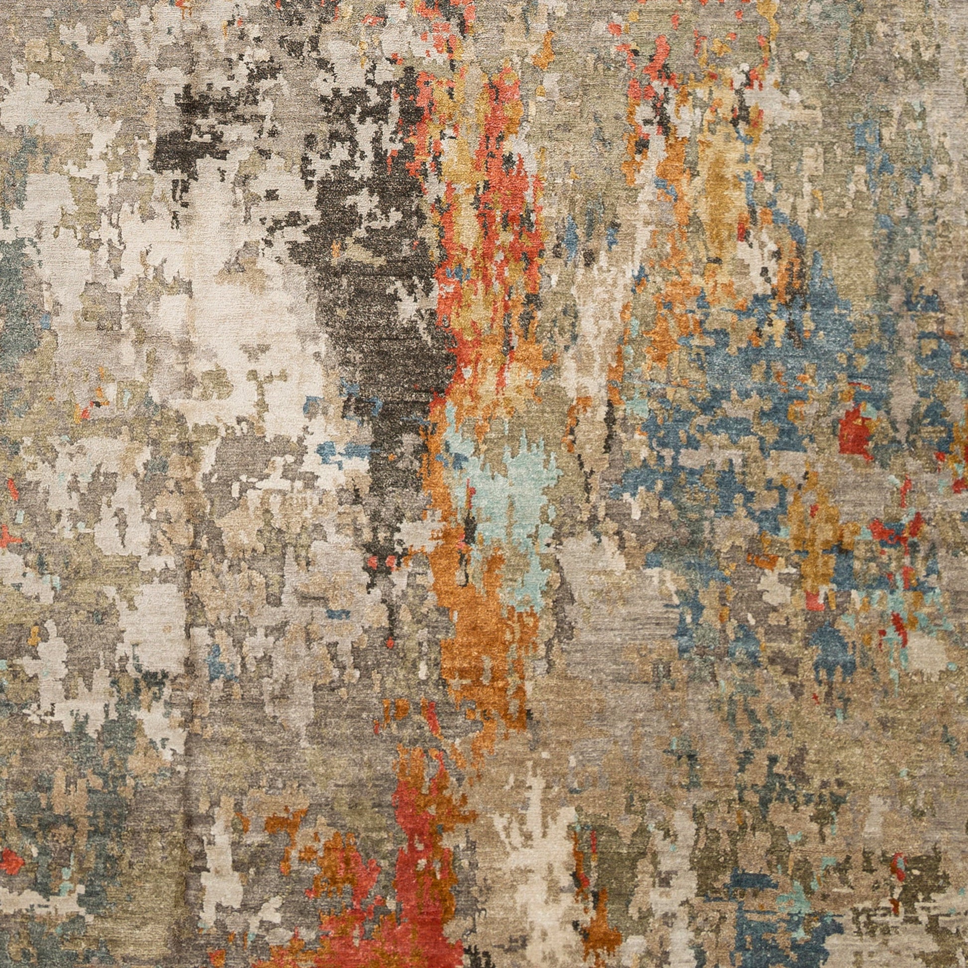 Imola Rug - 31319 by Surya in burgundy, rose, medium gray, olive, charcoal, wheat. Made from main: 100% viscose in a unique style.