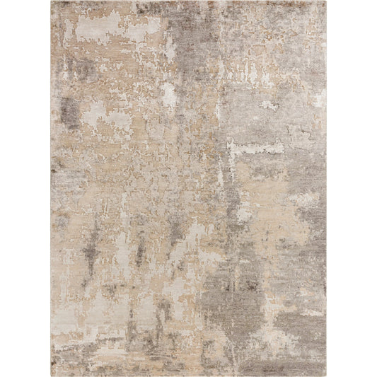 Imola Rug - 488406 by Surya in warm grey, ash, prairie dust, light silver. Made from viscose in a unique style.