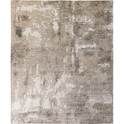 Imola Rug - 488406 by Surya in beige, taupe, ivory, charcoal, silver. Made from viscose in a unique style.