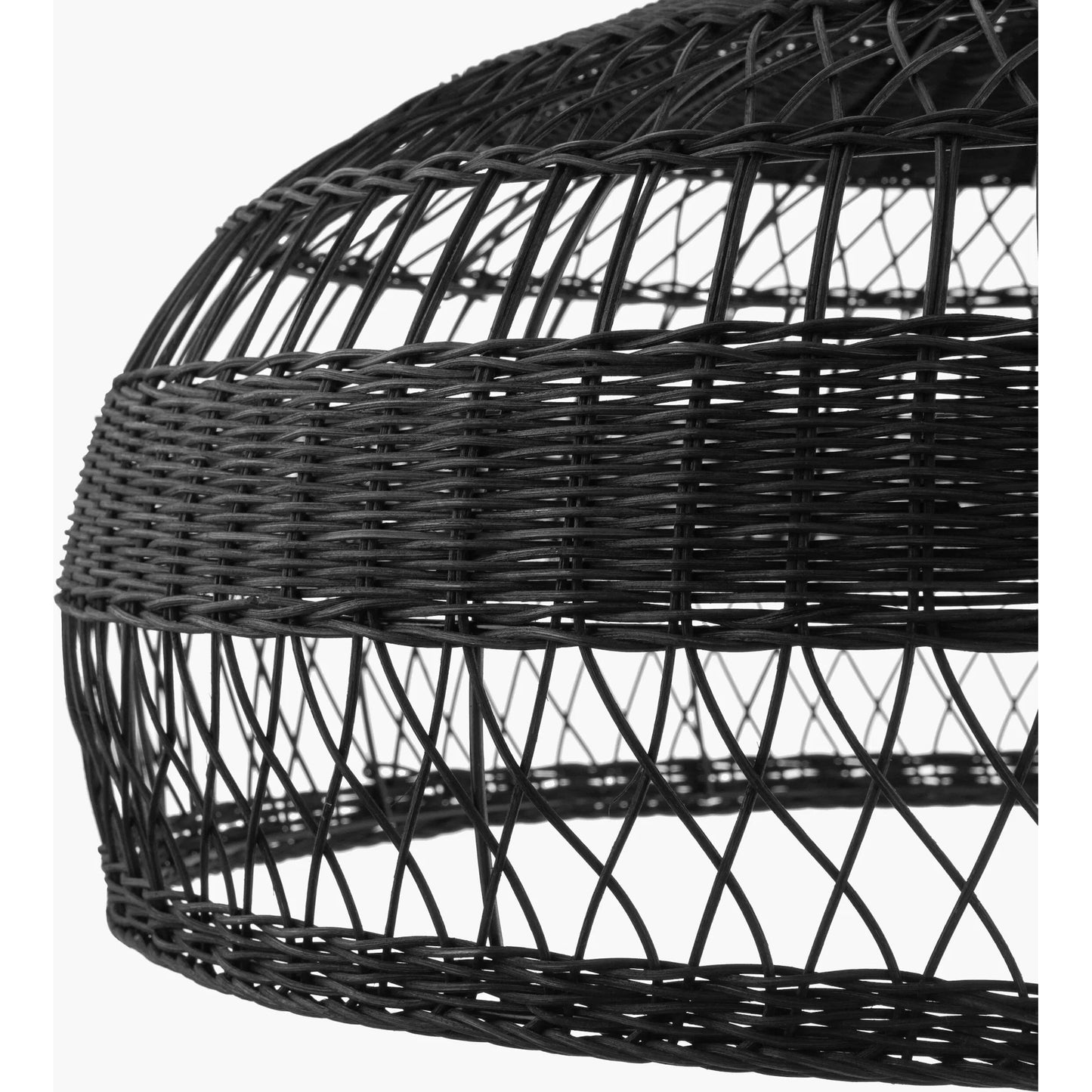 002 SI-2099325 | Closeup | Immerse Pendant - 500611 by Surya in black and paintedpaintedcoloredpainted. Made from rattan in a cottage & farmhouse style.
