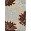 Beige, Maroon / 2' x 3'