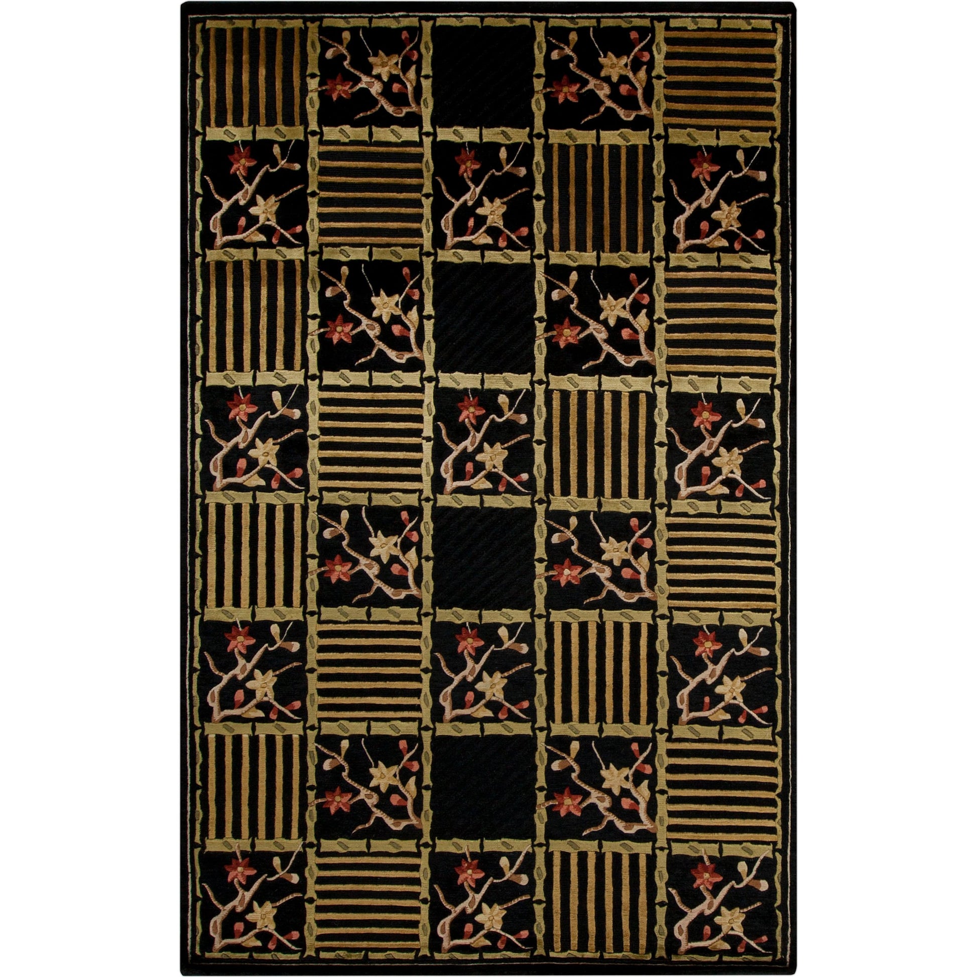 Mugal Rug - 20757 by Surya in light brown, tan, black. Made from face: 100% new zealand wool in a unique style.