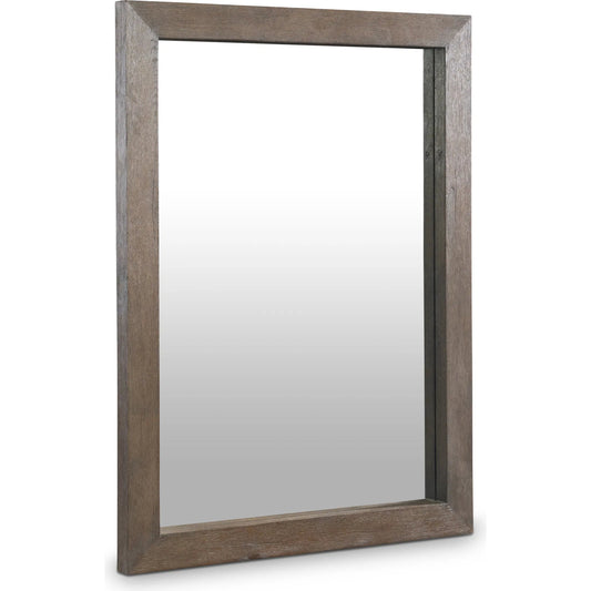 Outline Mirror by Bernhardt in brown. Made from wood, glass in a unique style.