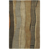 Medium Brown, Brown, Dark Brown, Olive, Light Brown / 2' x 3'