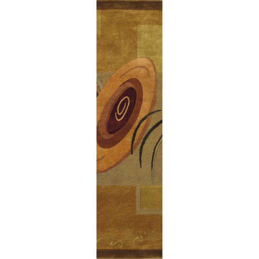 Mugal Rug - 7480 by Surya in tan, brown. Made from 100% semi-worsted new zealand wool in a unique style.