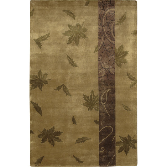 Mugal Rug - 7486 by Surya in green. Made from 100% semi-worsted new zealand wool in a unique style.