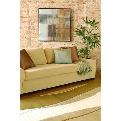 Mugal IN-8020 Rug by Surya in dark brown, sage. Made from 100% semi-worsted new zealand wool in a unique style.