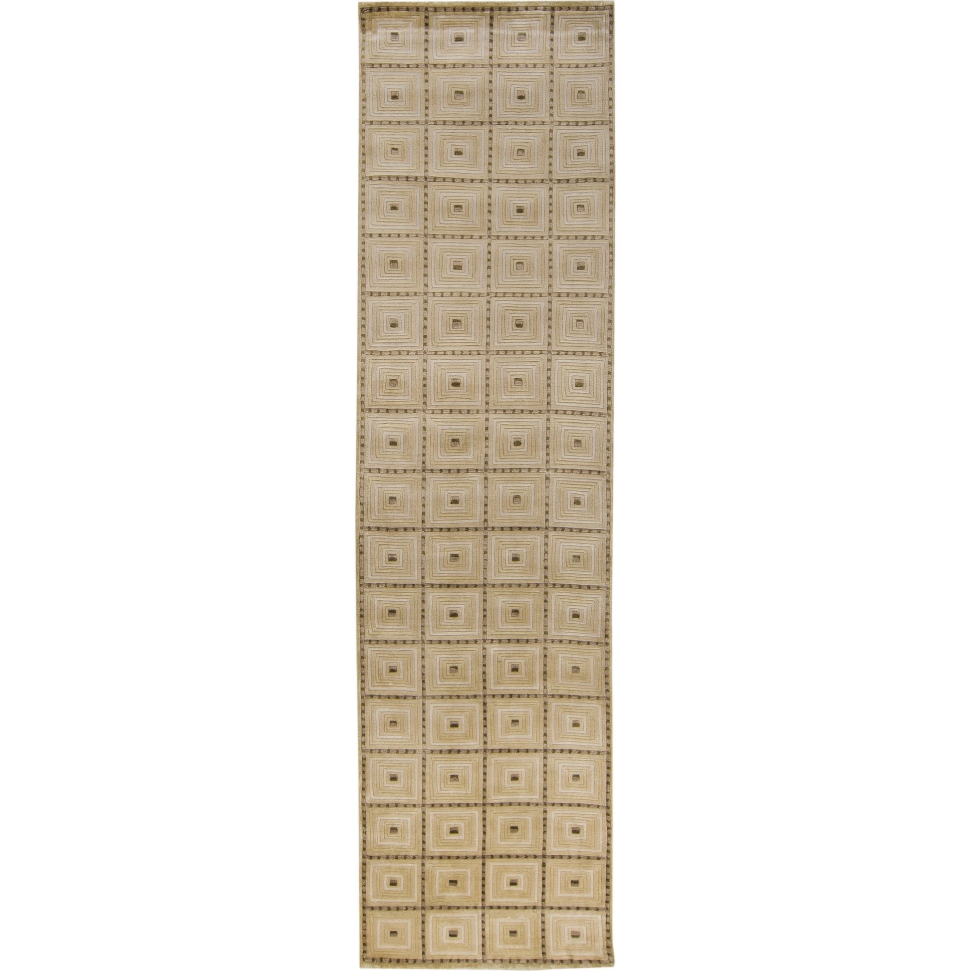 Mugal Rug - 7490 by Surya in brown. Made from 100% semi-worsted new zealand wool in a unique style.