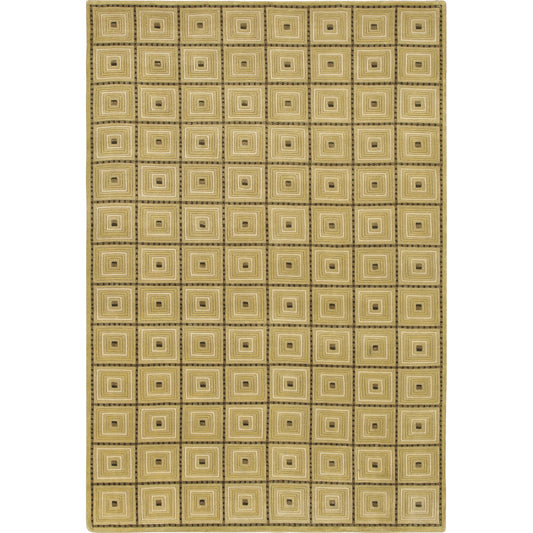 Mugal Rug - 7490 by Surya in cream. Made from 100% semi-worsted new zealand wool in a unique style.