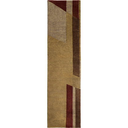 Mugal IN-8101 Rug by Surya in beige, brown. Made from 100% semi-worsted new zealand wool in a unique style.