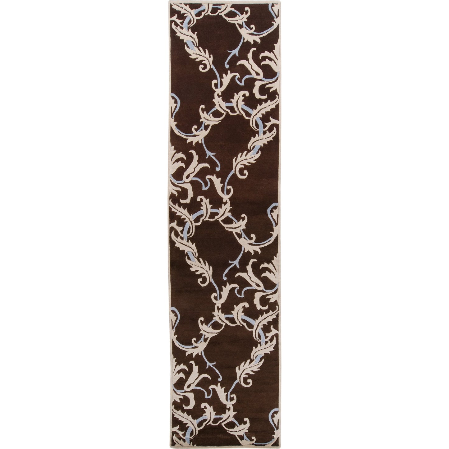 003 5471-3261 | Primary Silo | Mugal Rug - 7511 by Surya in dark reddish-brown. Made from 100% semi-worsted new zealand wool in a unique style.