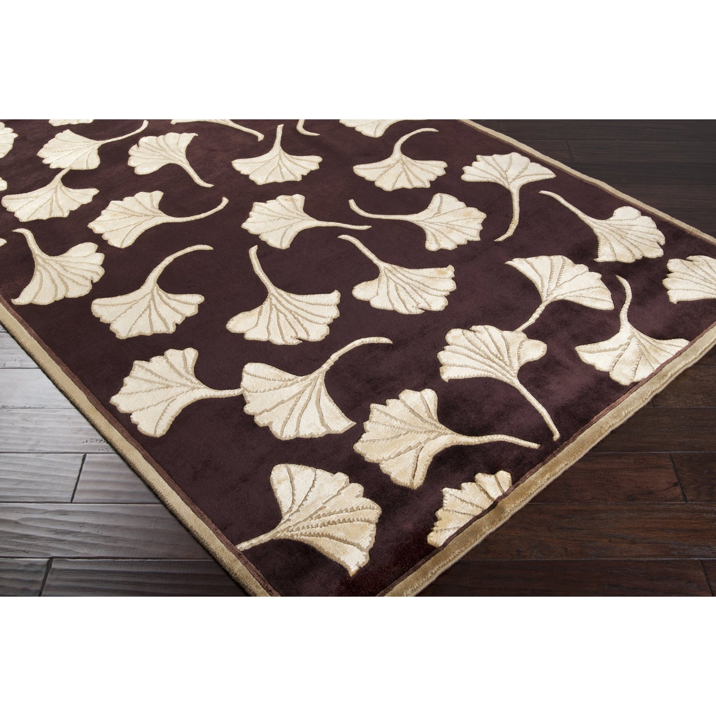 003 23622-3258,23622-3259,23622-3260 | Closeup | Mugal IN-8262 Rug by Surya in tan, brown. Made from 100% semi-worsted new zealand wool in a unique style.