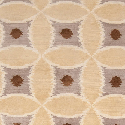 Mugal IN-8595 Rug by Surya in ivory, brown, mustard, dark brown. Made from 100% semi-worsted new zealand wool in a unique style.