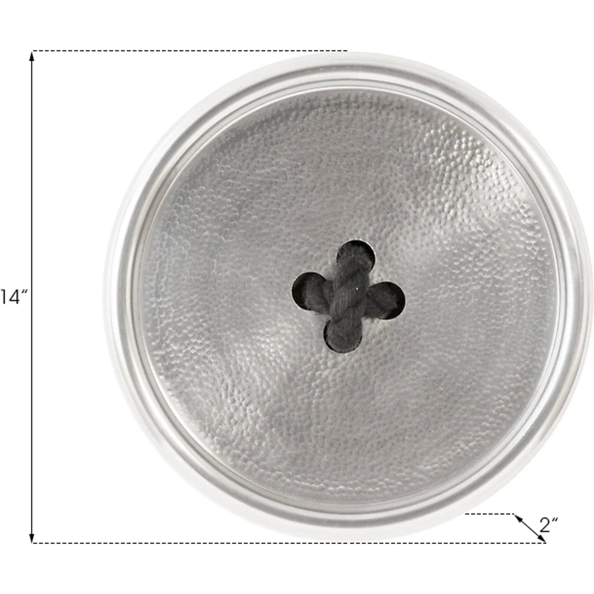 Button Wall Tile by Phillips Collection. Made from metal in a modern style.