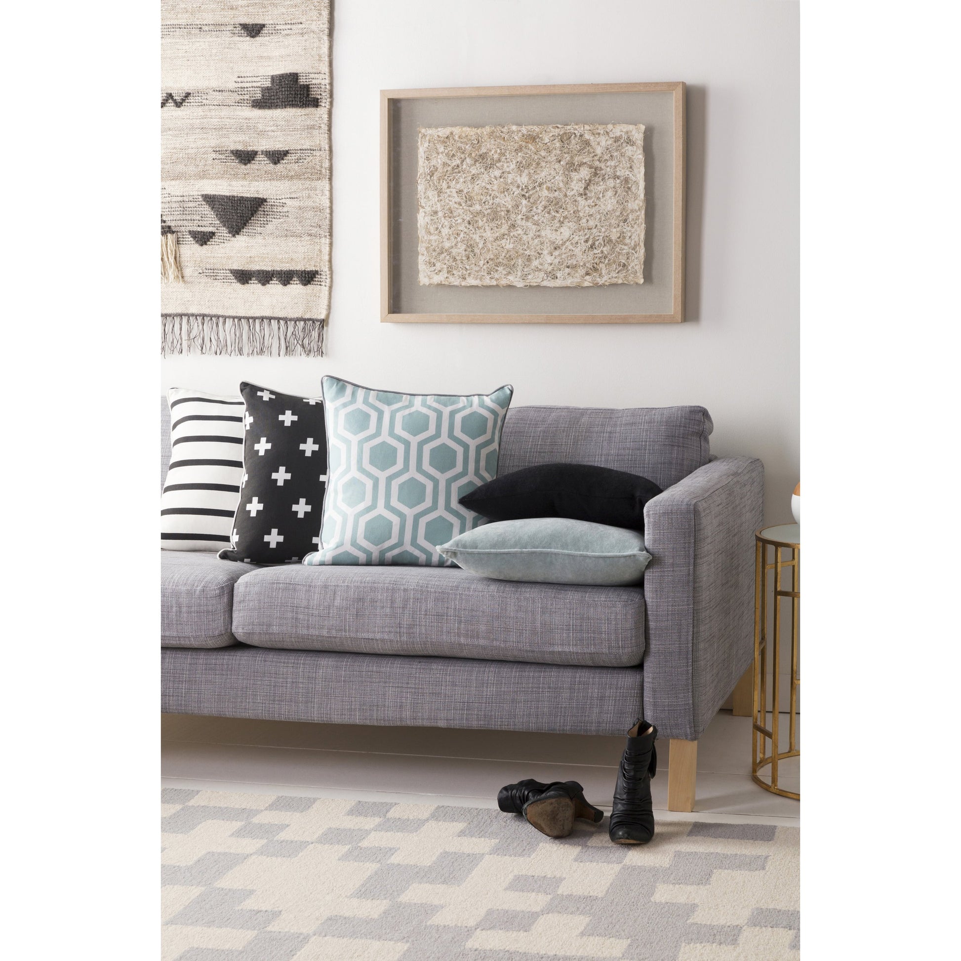 Inga Pillow - 10270 by Surya. Made from 100% cotton in a modern style.