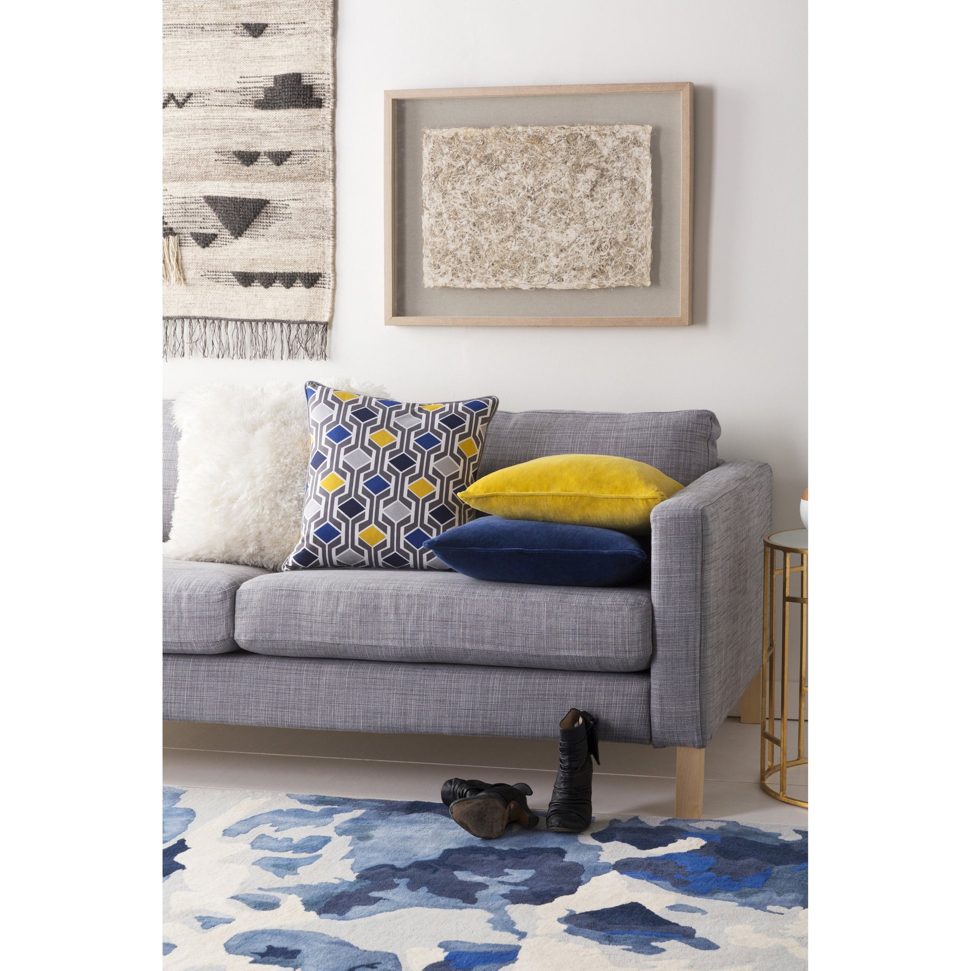 Inga Pillow - 17645 by Surya. Made from 100% cotton in a modern style.