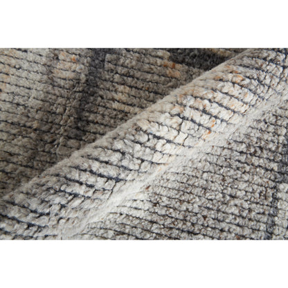 Alford Rug - 6925F by Feizy in gray, silver. Made from wool in a unique style.