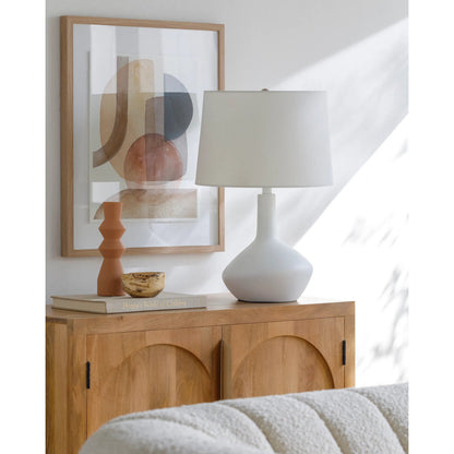 Innovi Table Lamp- 531329 by Livabliss in paintedpainted. Made from ceramic, linen, metal, plastic in a modern style.