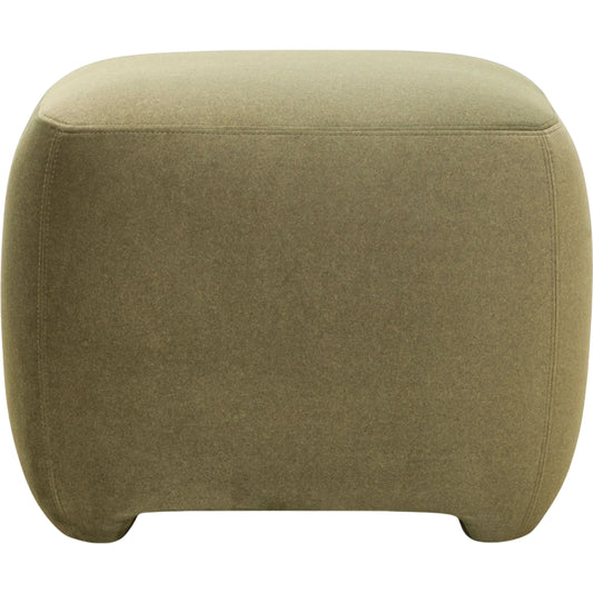 Innaya Ottoman by Surya in natural. Made from polyester, plywood, polyester wrapped foam in a eclectic & global style.