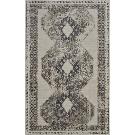 Kano Transitional Rug - 39LJF by Feizy in ivory, taupe, gray. Made from polypropylene, polyester in a unique style.