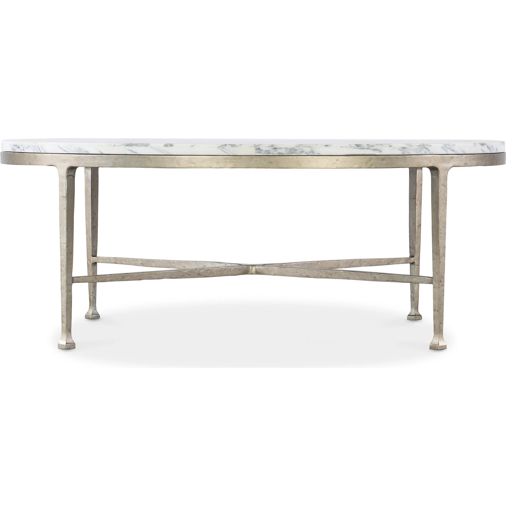 Jules Round Coffee Table by Hooker Furniture in champagne. Made from unique in a modern style.
