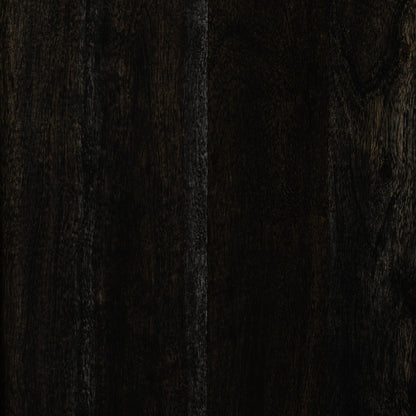 Caprice Bookshelf by Four Hands in washed black. Made from solid acacia in a modern style.
