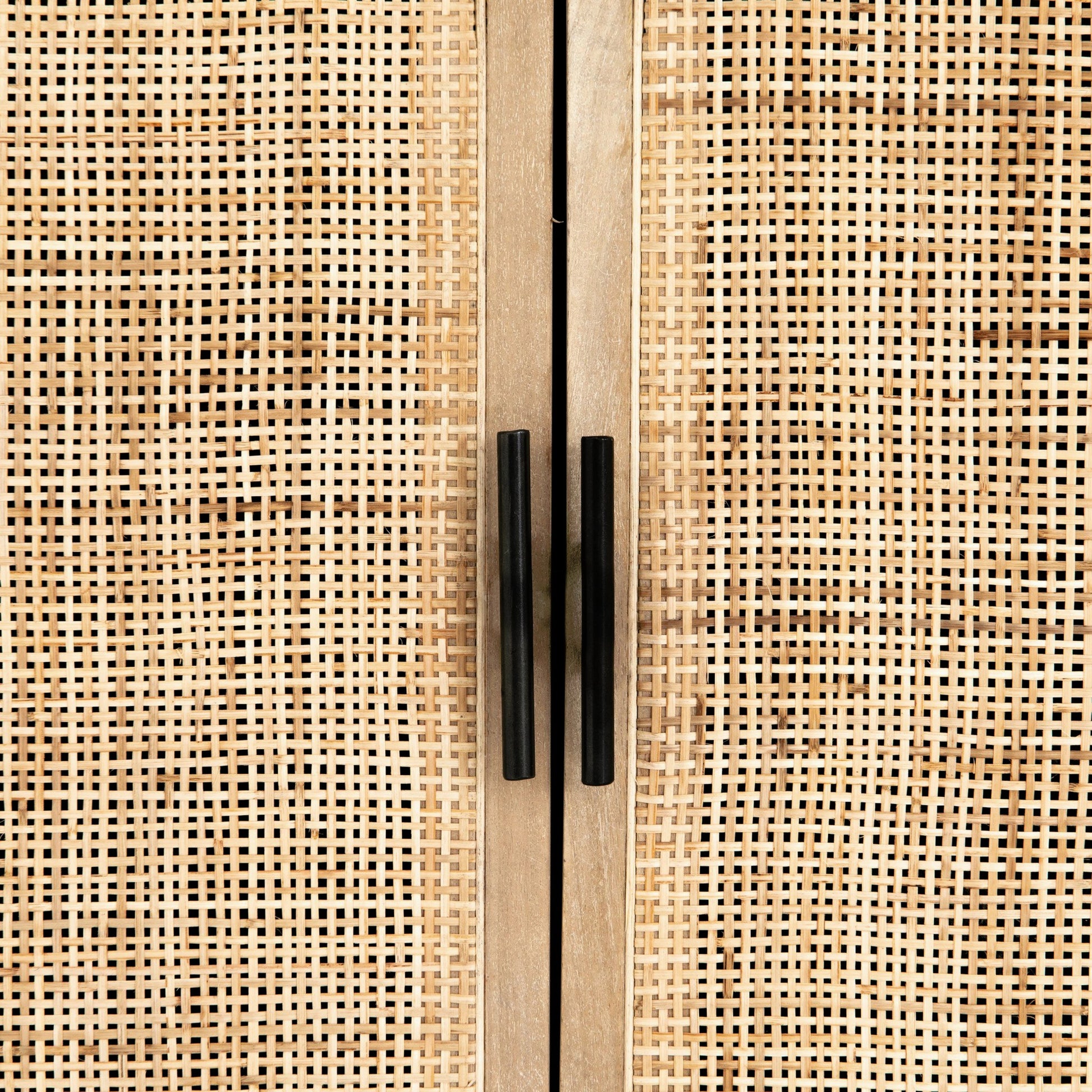 Caprice Bookshelf by Four Hands in washed black. Made from solid acacia in a modern style.