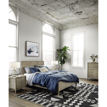 Sydney Bed by Four Hands. Made from cane, solid mango in a modern style.