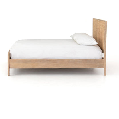 Sydney Bed by Four Hands. Made from cane, solid mango in a modern style.