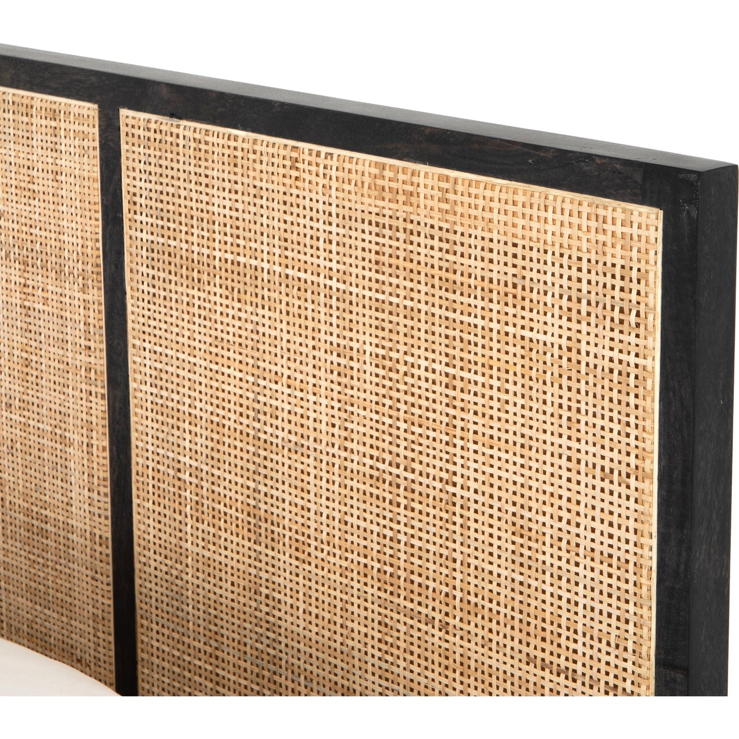 059 SR-810039 | Closeup | Sydney Bed by Four Hands. Made from cane, solid mango in a modern style.