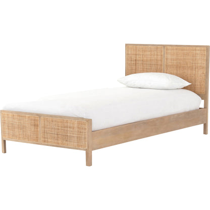 Sydney Bed by Four Hands. Made from cane, solid mango in a modern style.