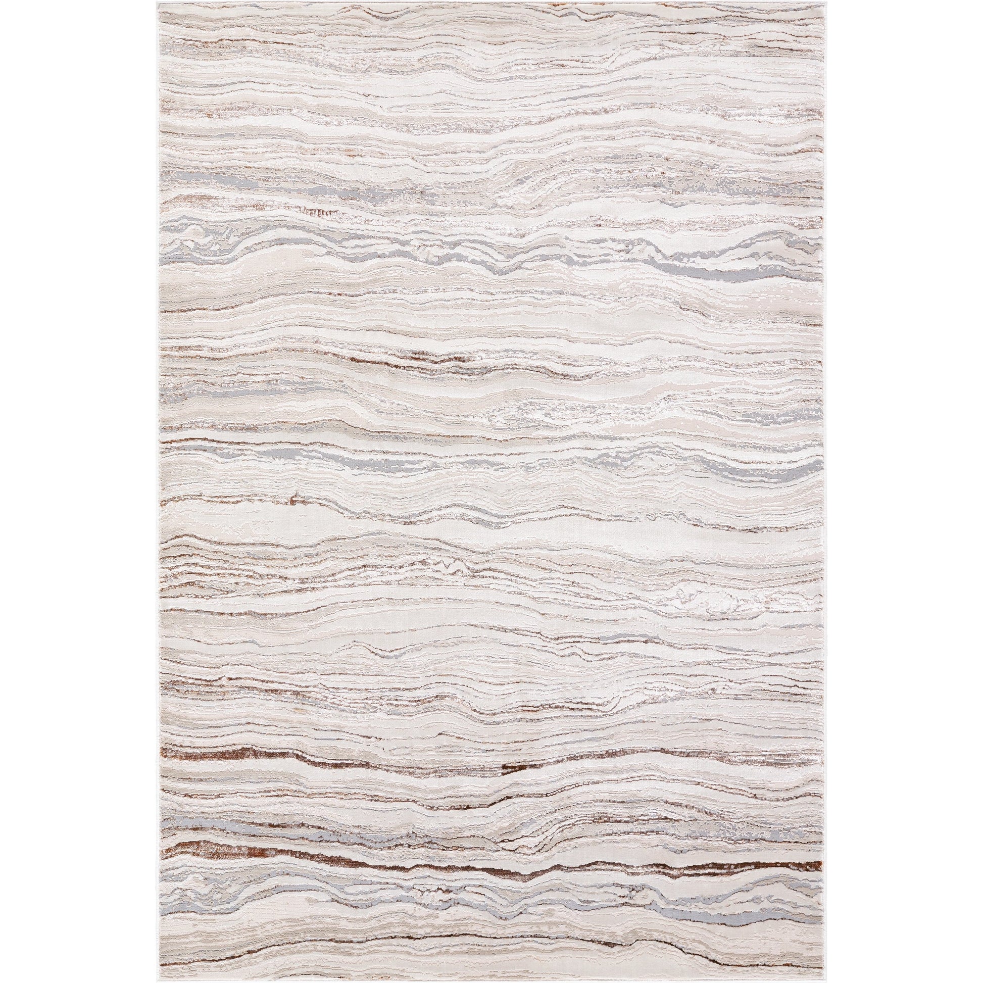 Impulse Rug - 536378 by Livabliss in ivory, cream, light beige, light slate, tan. Made from polyester, polypropylene in a unique style.