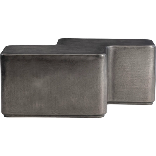 Juri Cocktail Table by Bernhardt in graphite. Made from metal in a modern style.