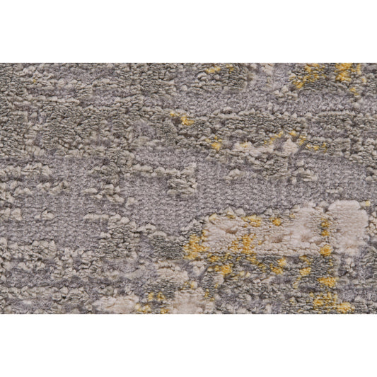 Waldor Rug - 3969F by Feizy in gray, gold. Made from polypropylene, polyester in a unique style.